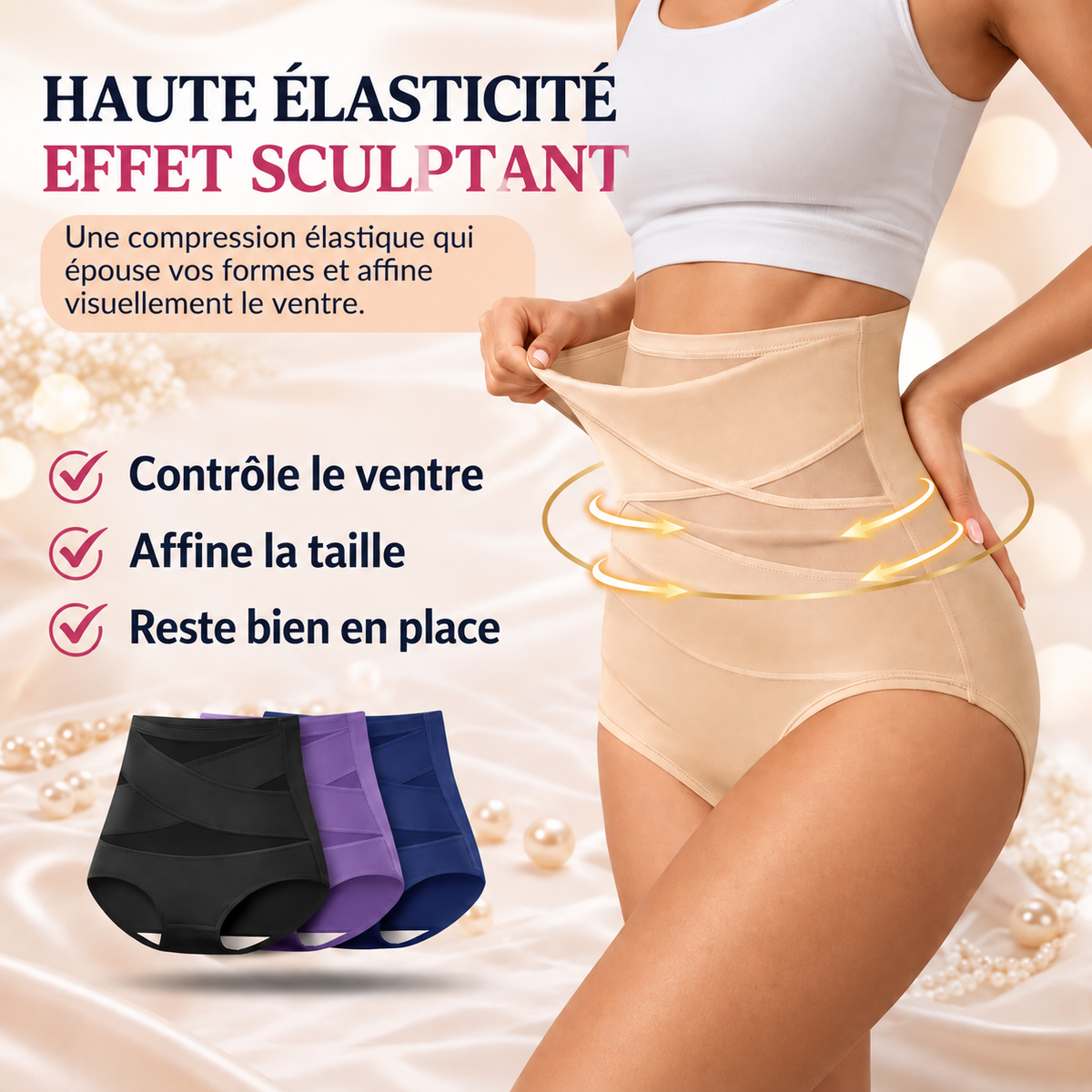 Sculptéa™ — Culotte Sculptante Taille Haute Sans couture