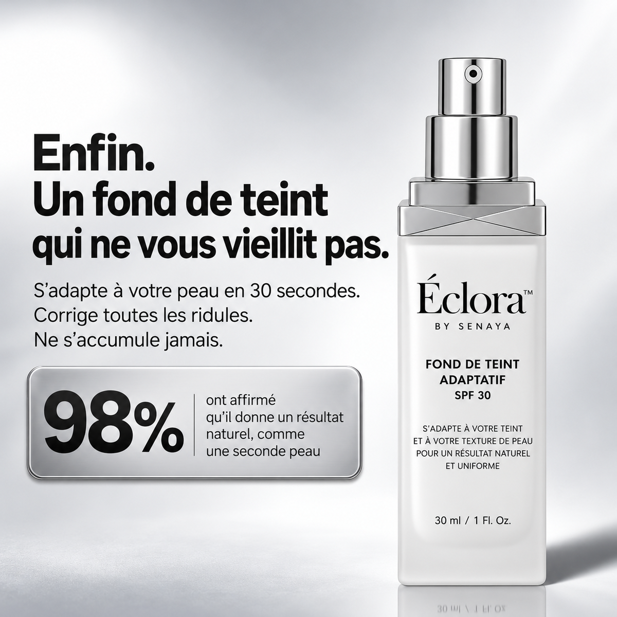 ÉCLORA™ – Fond de Teint Adaptatif
