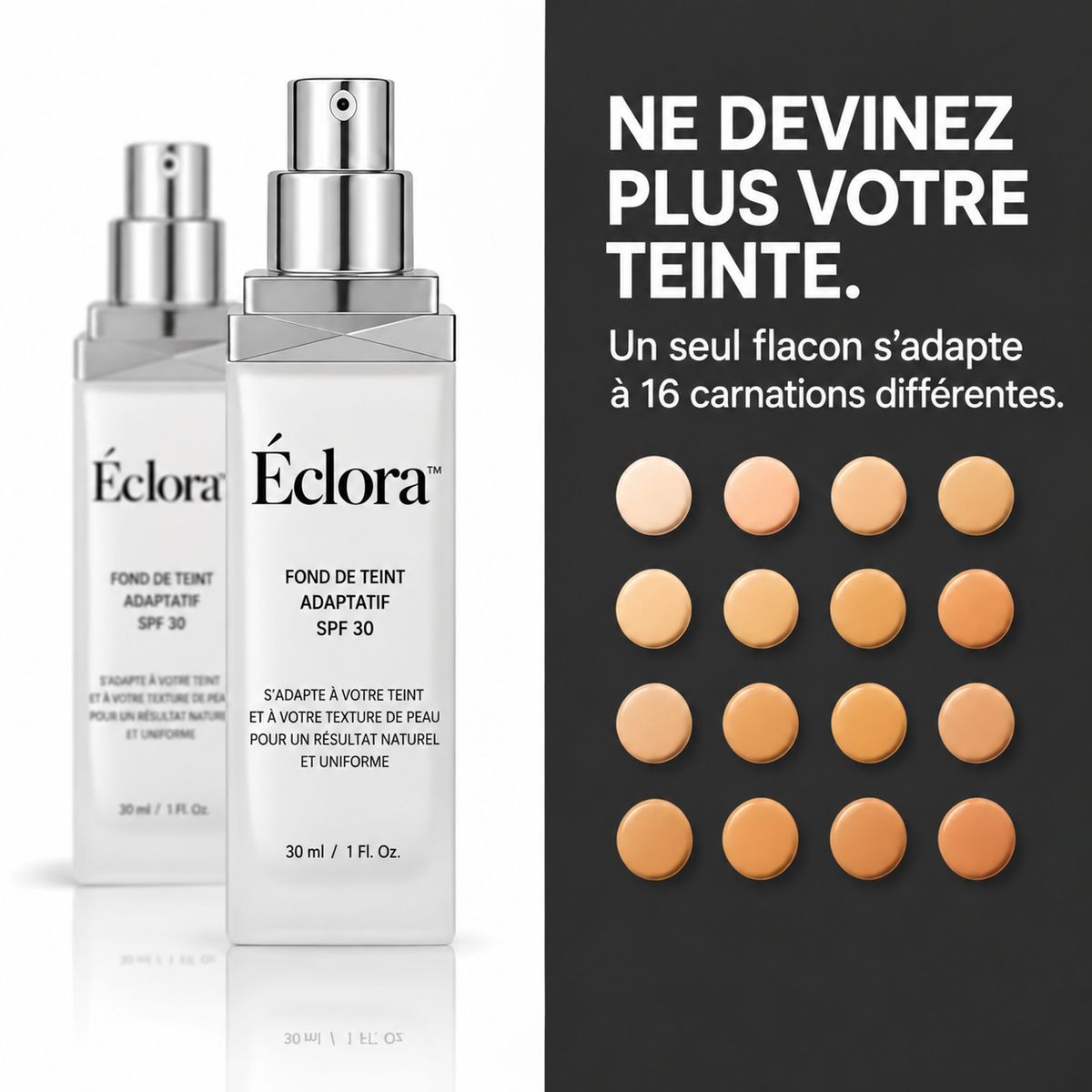 ÉCLORA™ – Fond de Teint Adaptatif
